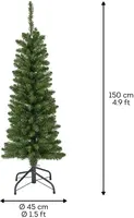 Everlands Pencil kunstkerstboom groen 150cm - afbeelding 4