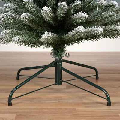 Everlands Pencil pine grote kunstkerstboom besneeuwd groen 240cm - afbeelding 6