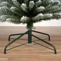 Everlands Pencil pine grote kunstkerstboom besneeuwd groen 240cm - afbeelding 6