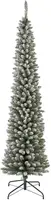 Everlands Pencil pine grote kunstkerstboom besneeuwd groen 240cm - afbeelding 1