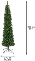 Everlands Pencil pine grote kunstkerstboom groen 240cm - afbeelding 6