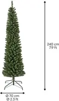 Everlands Pencil pine grote kunstkerstboom groen 240cm - afbeelding 4