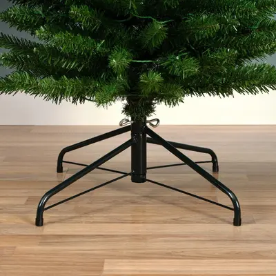 Everlands Pencil pine grote verlichte kunstkerstboom groen 210cm, 280 lampjes - afbeelding 5