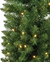 Everlands Pencil pine grote verlichte kunstkerstboom groen 210cm, 280 lampjes - afbeelding 3