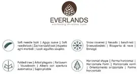 Everlands Pencil pine kunstkerstboom besneeuwd groen 180cm - afbeelding 8