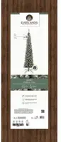 Everlands Pencil pine kunstkerstboom besneeuwd groen 210cm - afbeelding 7