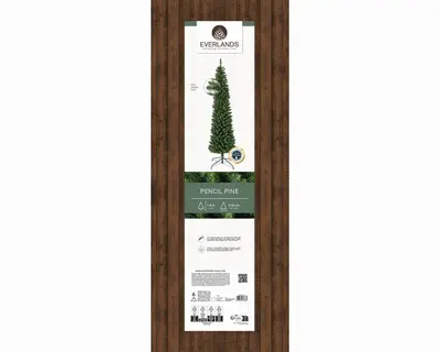 Everlands Pencil pine kunstkerstboom groen 180cm - afbeelding 7