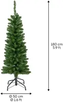 Everlands Pencil pine kunstkerstboom groen 180cm - afbeelding 5