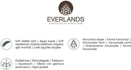 Everlands Pencil pine kunstkerstboom groen 210cm - afbeelding 8