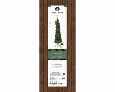 Everlands Pencil pine kunstkerstboom groen 210cm - afbeelding 7