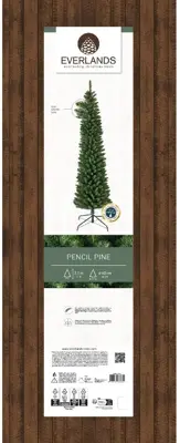 Everlands Pencil pine kunstkerstboom groen 210cm - afbeelding 2