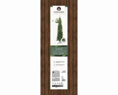 Everlands Slim fir - kunstkerstboom groen 1,8m x 55cm - afbeelding 7