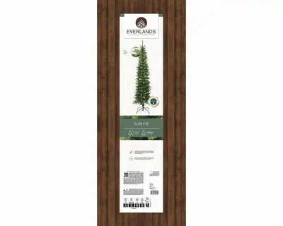 Everlands Slim fir - kunstkerstboom groen 2,1m x 68cm - afbeelding 7