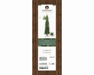 Everlands Slim fir - kunstkerstboom groen 2,4m x 73cm - afbeelding 6