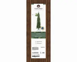Everlands Slim fir - kunstkerstboom groen 2,4m x 73cm - afbeelding 6