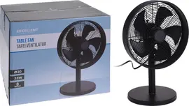 Excellent Electrics tafelventilator zwart Ø30cm - afbeelding 3