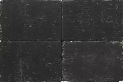 Excluton Abbeystones 20x30x6 cm nero met deklaag - afbeelding 1