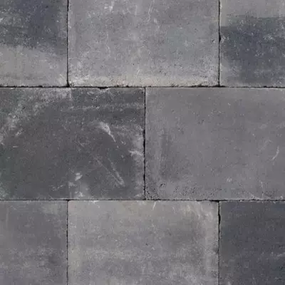 Excluton Abbeystones 30x40x6 cm grijs/zwart met deklaag - afbeelding 1