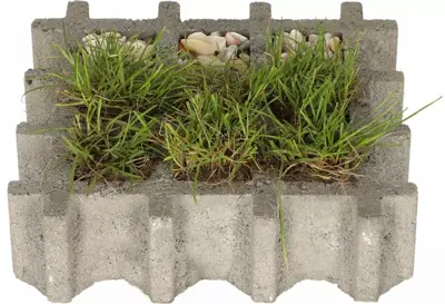Excluton Aquadraintegel 30x30x8cm Gris - afbeelding 3