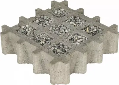 Excluton Aquadraintegel 30x30x8cm Gris - afbeelding 4