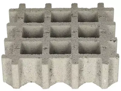 Excluton Aquadraintegel 30x30x8cm Gris - afbeelding 2