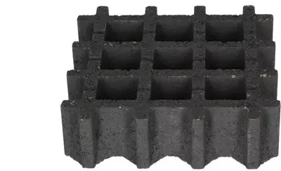 Excluton Aquadraintegel 30x30x8cm Nero - afbeelding 4