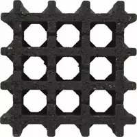 Excluton Aquadraintegel 30x30x8cm Nero - afbeelding 1