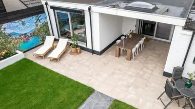 Excluton Kera Twice 60x60x4,8 cm Fiammato Taupe Decor - afbeelding 4