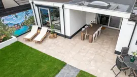 Excluton Kera Twice 60x60x4,8 cm Fiammato Taupe Decor - afbeelding 4