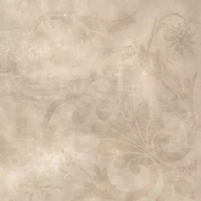 Excluton keramische tuintegel Kera Twice 60x60x4,8 cm fiammato taupe decor - afbeelding 1