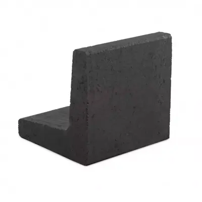 Excluton L-element 100x50x50 cm antraciet - afbeelding 1