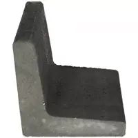 Excluton L-element 40x40x40 cm antraciet - afbeelding 1