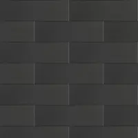 Excluton Linia Excellence 12x12x60 cm Nero met facet - afbeelding 1