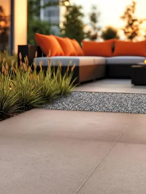 Excluton Optimum Tuintegel 60x60x4 cm Taupe - afbeelding 4