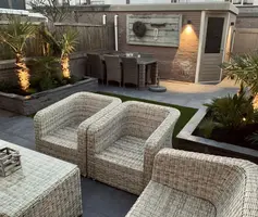 Excluton Siam bluestone vijverrand 100x15x3 cm verzoet (6 zijdes verzoet, 8 facetranden) - afbeelding 5