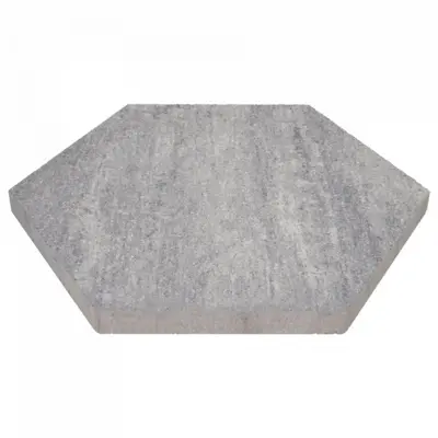 Excluton Soft Comfort Zeskant 60/52,5x30x4 cm Grezzo - afbeelding 1