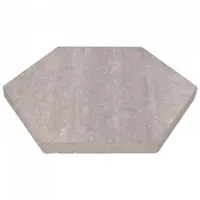 Excluton Soft Comfort Zeskant 60/52,5x30x4 cm Ivory - afbeelding 2