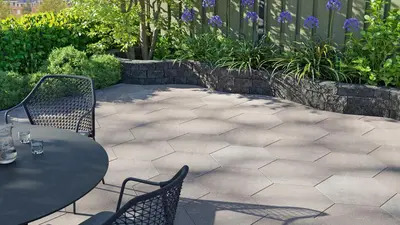 Excluton Soft Comfort Zeskant 60/52,5x30x4 cm Ivory - afbeelding 3