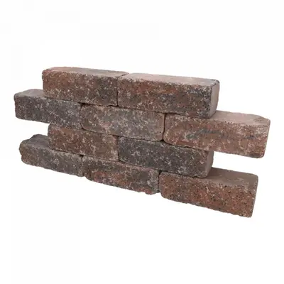 Excluton stapelstenen Catrock 31,5x11,5x10 cm Bruin/Zwart - afbeelding 1