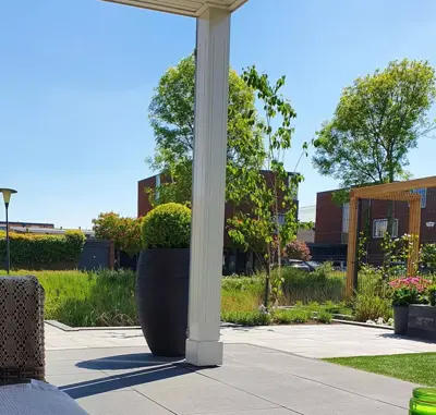 Excluton Terras+ Tegel 60x60x4 cm Dark Grey - afbeelding 2
