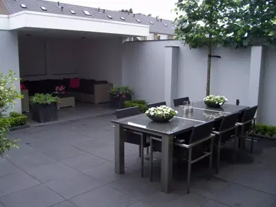 Excluton Terras+ Tegel 60x60x4 cm Nero - afbeelding 3