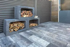 Excluton U-element 30x30x40 cm antraciet - afbeelding 1