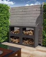Excluton U-element 40x40x50cm antraciet - afbeelding 4