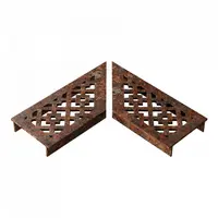 Exculton Ultra drain disegno rooster l-hoek Bruin - afbeelding 1