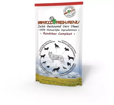 Farm Food Fresh Menu rundvlees compleet 125g