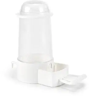 Fauna drinkfontein vogel weekend plastic 6.5x14x15cm wit