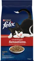 Felix Countryside Sensations met een heerlijke combinatie van Rund en Kip en met Groenten, droog kattenvoer kopen?