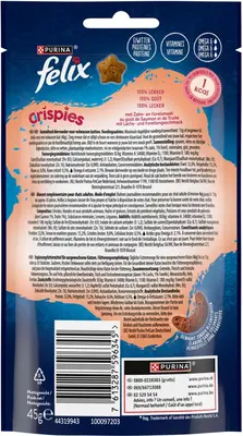 Felix Crispies zalm & forel 48g - afbeelding 2