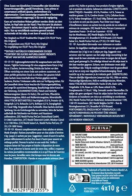 FELIX Deli Moments smakelijke vloeibare kattensnacks met Kip 4x10g - afbeelding 4