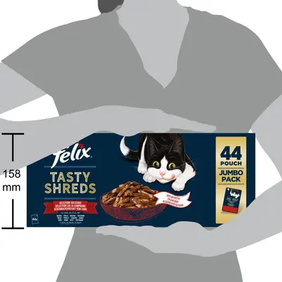 FELIX  Heerlijke Reepjes Farm Selectie in Saus kattenvoer 44x80g - afbeelding 4